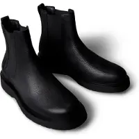 Calvin Klein Klassische Stiefeletten Combat Ess Chelsea Boot Lth YM0YM01374 Schwarz