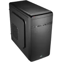 Aerocool QS-180, Mini Tower, PC, Schwarz, micro ATX, Mini-ITX, Stahl, 15 cm