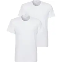 BOSS Rundhalsshirt "TShirtRN 2P Comfort" Packung, 2 Stk. mit Ton-in-Ton Logo-Schriftzug