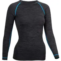 Avento Unterhemd Thermoshirt Superior Schwarz/AquaDamen-Größe 42