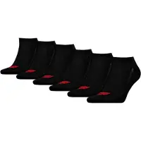 Levi's Unisex Sneakersocken, 6er Pack - Low Cut Batwing Logo, ECOM