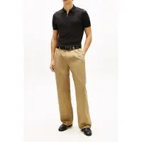 Tommy Hilfiger Interlock Zip Regular Polo Black Größe: L | Poloshirts Outlet | Herren | Schwarz