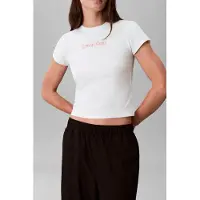 Calvin Klein T-Shirt LVGWS6K240 Weiß Regular Fit