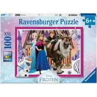 Ravensburger Kinderpuzzle 100 XXL Teile - Disney Die Eiskönigin - Disney Frozen