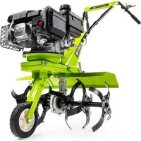 Fieldmann Motoculteur essence FZK 6115-139BL, 2200 W (2,2 kW), 59 cm Arbeitsbreite, 6 Fräsmesser, Motor LONCIN 139 cm³, klappbares Transport-Rad, Stahl-Schutzsystem