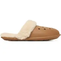 Crocs Hausschuhe Classic Fuzz Scuff 212143 Braun