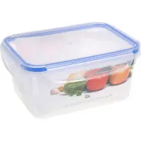 Excellent houseware Frischebehalter - 1100 ml - transparent - Kunststoff - 18,8 x 13 x 8,7 cm - luftdicht verschlossen