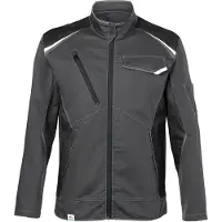 Kübler Jacke ICONIQ cotton anthrazit/schwarz Form 1140 Grösse XXL