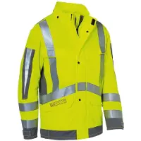 Kübler PROTECTIQ HIGH VIS Wetterjacke arc2 PSA 3 warngelb/anthrazit 3XL - 1395 8430-3497-3XL - warngelb/anthrazit