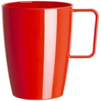 Olympia Kristallon Henkelbecher rot 28,4cl