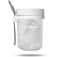 GymBeam - Frühstücksbecher White 350 ml