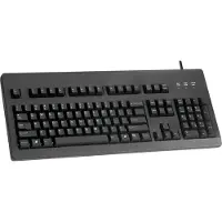 Cherry G80-3000 Schwarze SWITCH Kabelgebundene Tastatur, Schwarz, USB/PS2 (QWERTZ - DE), Volle Größe (100%), Kabelgebunden, USB, QWERTZ, Schwarz