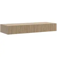 Selsey Nolie - Wandschminktisch mit 2 Schubladen, Eichenholzoptik, 110 cm