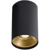 Wever & Ducre LED-Downlight SOLID PETIT CEILING SURF 2.0 LED schwarz/Champagner 2700K 133964CH3 5404037303472