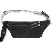 INF Hundeleine freihändig mit Gürteltasche Black
