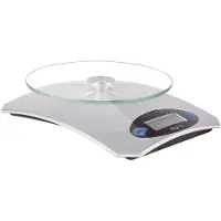 INF 5 kg / 1 g Digitale Küchenwaage mit Glasoberfläche - Präzise Messung für Ihre Küche
