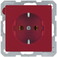 Berker 41436012 Steckdose SCHUKO rot samt Q.1/Q.3