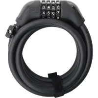 Contec Zahl.Kab.Schl.Powerloc 12 mm X 185 cm, Schwarz