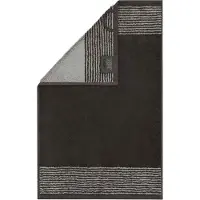 Cawoe Gästetuch - Luxury Home, C Two-Tone, Walkfrottier Basalt / 30x50cm