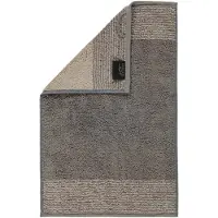 Cawö Gästehandtuch Luxury Home Two-Tone Graphite (6er Set)