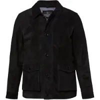 Boston Park Lederjacke in schwarz | Gr.: 60/62