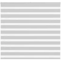 vidaXL Doppelrollo Hellgrau 155x100 cm Stoffbreite 150,9 cm Polyester