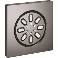 GROHE Seitenbrause 26802 Rainshower Aqua eckige Form hard graphite, 26802A00 26802A00