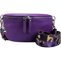 Florence Gürteltasche Leder violett, mehrfarbig ca. 25cm | Gr.: onesize