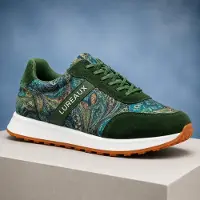 Lureaux Moss Mirage Runners - - Schöne bunte Schuhe - Einzigartiger Druck - Herren