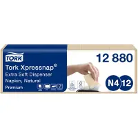 Tork Serviet Tork N4 165x213 mm 2-lag Natur,5 x 200 stk/pk