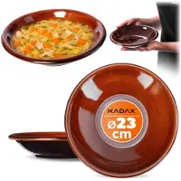 Kadax Speiseteller 23 cm, Steingut, 2er-Set