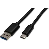 Captiva Kabel USB Kabel A-Stecker C-Stecker schwarz 3m USB-A auf USB-C