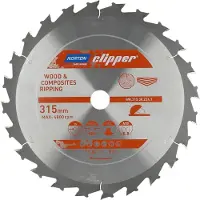Norton pia tarczowa 315mm x 30mm x 24z drewno i kompozyty atb (3,2 / 2,2)