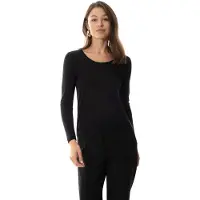Mey Shirt langarm Serie Wool&Silk Schwarz | Größe 38