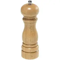 Kesper 136-60 Pfeffermühle H: 16,5cm D: 5cm, helles Hartholz, natur (1 Stück)