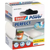 TESA 3x EXTRA POWER PERFECT Gewebeband, gewebeverstärktes Ductape, Dreierpack