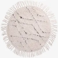Sissy-Boy Runde Graue Badematte (60 Cm)
