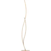 Eglo LED-Stehlampe Grisolia 129 cm – Holzoptik