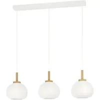 Eglo 3L-Pendelleuchte Summerhill Reisepapier – Ø 23cm