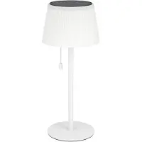 Eglo Solar Tischleuchte Scordiano, Outdoor Akku Tischlampe mit Zugschalter, kabellose Solarlampe für außen, warmweiß - kaltweiß, IP44