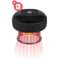 Nuvance - Elektrisches Cellulite-Massagegerät - 12 Stufen und Temperaturen - Inkl. eBook - Ganzkörper - Schröpfkopf-Set Massage - Cellulite-Schröpfköpfe - Hijama-Schröpfköpfe - Anti Cellulite