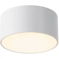 Maytoni LED Außendeckenleuchte Zon, weiß / opal, Aluminium, Modern, LED Deckenleuchten