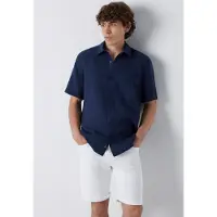Mavi Kurzarmhemd "SHORT SLEEVE SHIRT" Leinenhemd mit Tasche