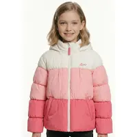 Levi's Kids Levis Kids Winterjacke "LVG COLOR BLOCK PUFFER" mit Kapuze in Colorblocking-Optik, for Girls
