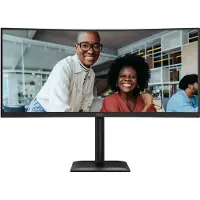 AOC CU34E4C, 86,4 cm (34"), 3440 x 1440 Pixel, UltraWide Quad HD, LED, 4 ms, Schwarz