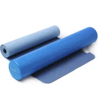 Yogistar Yoga Set für Faszien-Yoga, Yogamatte 183x61x0.5cm rutschfest, Faszienrolle Ø15x92cm