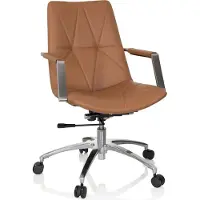 Hjh OFFICE SARANTO II - Home Office Bürostuhl Camel