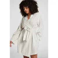 Hunkemoller Robe Leinen Weiß