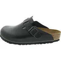 Birkenstock Boston Leder Clogs Weite Normal schwarz, Schuhgröße:EUR 42