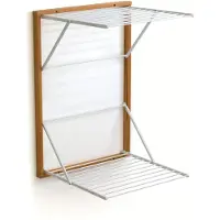 Arredamenti Italia Wäscheständer Koral Serie 603, wandmontierbar und klappbar, 13 Meter Wäscheleine
